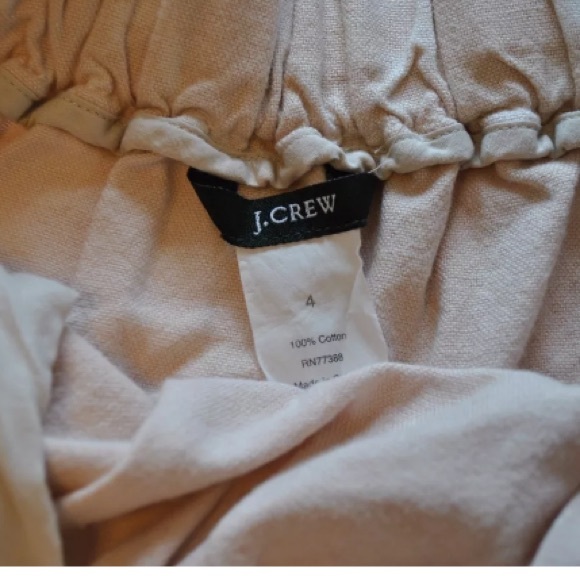 J. Crew Baby Pink & White Women's Skirt w/ pockets - Picture 5 of 6